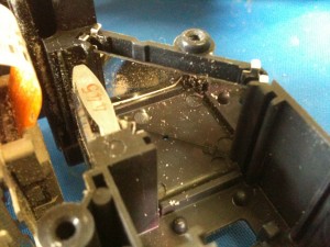 Dust within the Optical Drive