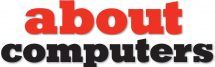 About Computers logo on a white background.